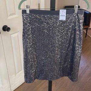 Just in time for the Holidays - J. Crew Factory sequin skirt size 6